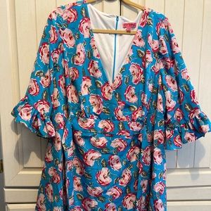 Betsey Johnson Floral Dress Sz 20